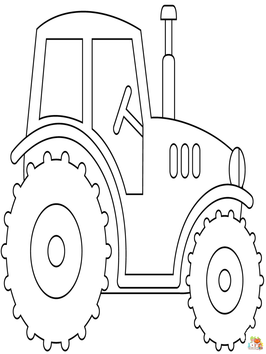 tractor coloring pages printable