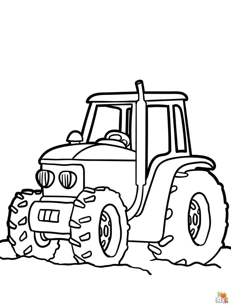 tractor coloring pages to print